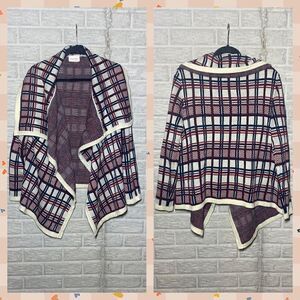 Moon Striped Cardigan Women's Size Medium